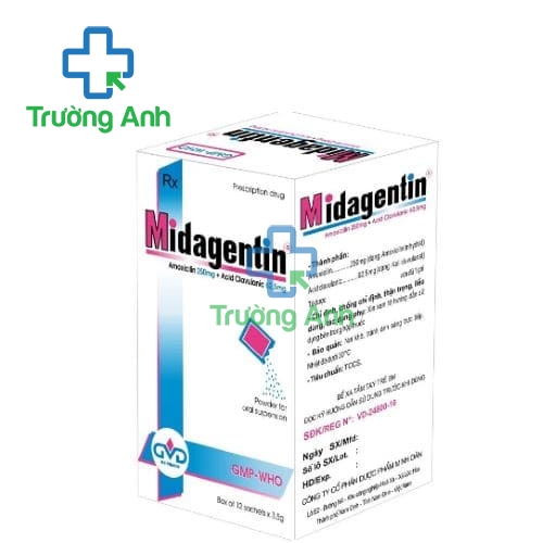 Midagentin 250/62,5 - Thuốc điều trị nhiễm khuẩn của MD Pharco